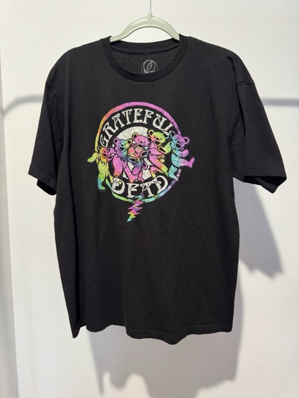 Grateful Dead Dancing Bears Tee Men's Large Black Psychedelic Rock